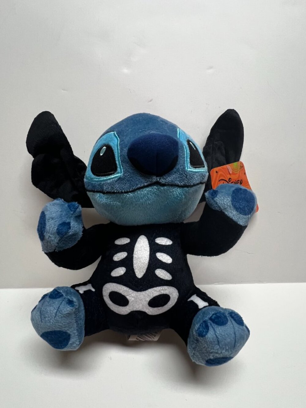 Disney Halloween Lilo And Stitch Skeleton Costume 8" Plush Stuffed Animal New